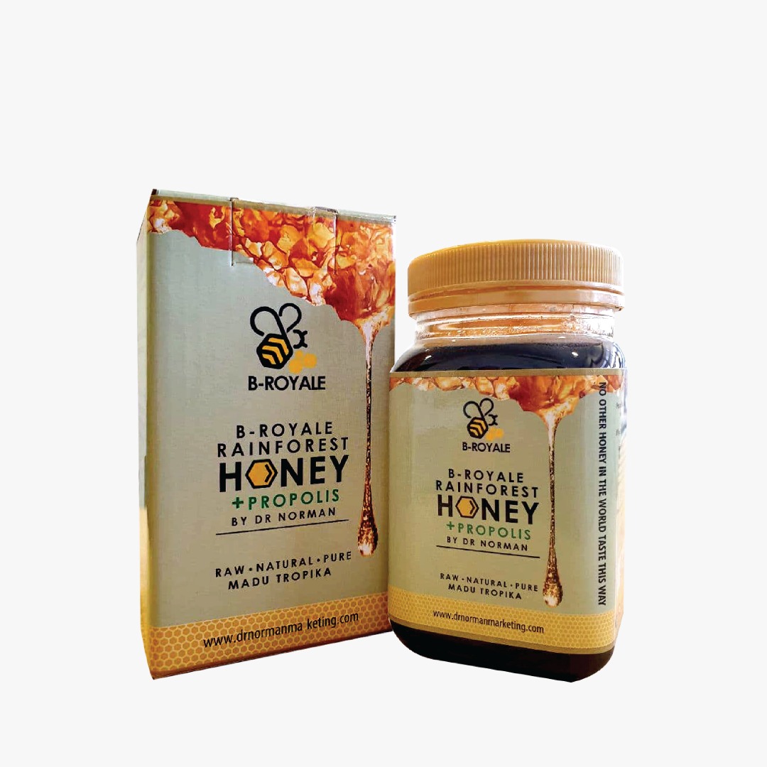 B-Royale Rainforest Honey + Propolis - Dr Norman Marketing