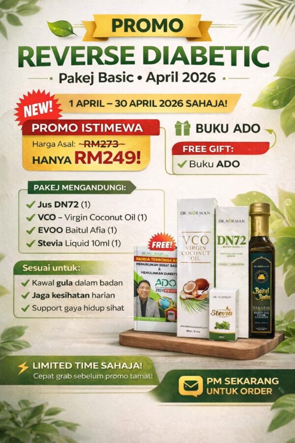 Promo Reverse Diabetic (Pakej Basic)
