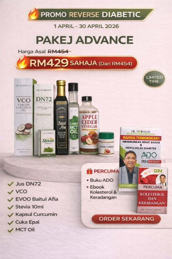 Promo Reverse Diabetic (Pakej Advance)